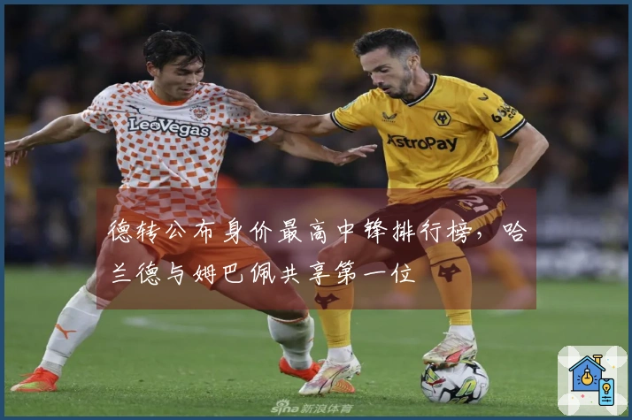 德转公布身价最高中锋排行榜，哈兰德与姆巴佩共享第一位